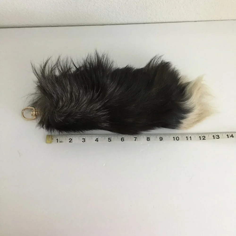 Animal Fur Tail Keychain